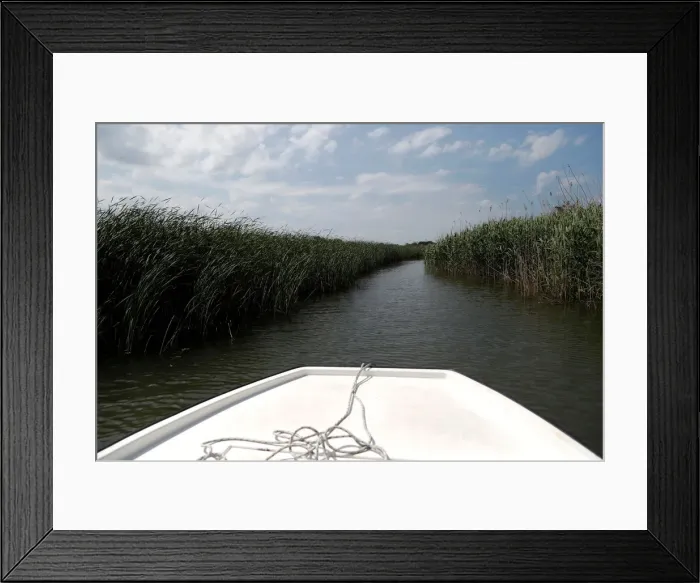 Framed Print : Lake Tisza is seen near the village of Poroszlo Framed Print : Lake Tisza is seen near the village of Poroszlo