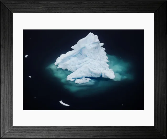 Framed Print : The Wider Image: In Greenland, a glaciers collapse shows climate impact