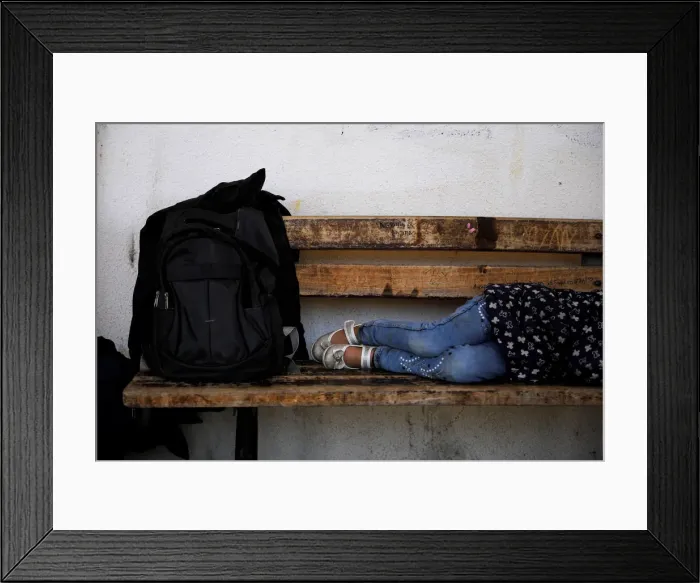 Framed Print : The Wider Image: Migrants trying to reach Greece visit an old route Framed Print : The Wider Image: Migrants trying to reach Greece visit an old route