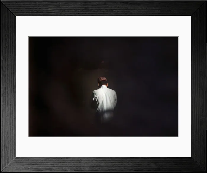 Framed Print : Muslims take part in morning prayers during the first day celebration of Eid al Fitr at a Framed Print : Muslims take part in morning prayers during the first day celebration of Eid al Fitr at a