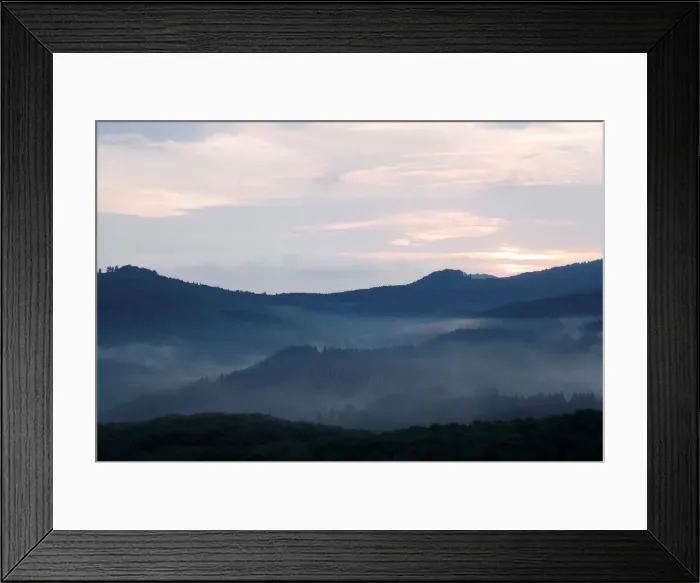 Framed Print : Clouds hang over the Matra mountain range near the village of Galyateto Framed Print : Clouds hang over the Matra mountain range near the village of Galyateto