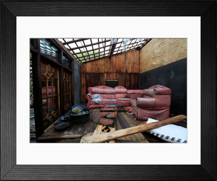 Framed Print : The Wider Image: Sinking shoreline threatens millions in Indonesia Framed Print : The Wider Image: Sinking shoreline threatens millions in Indonesia