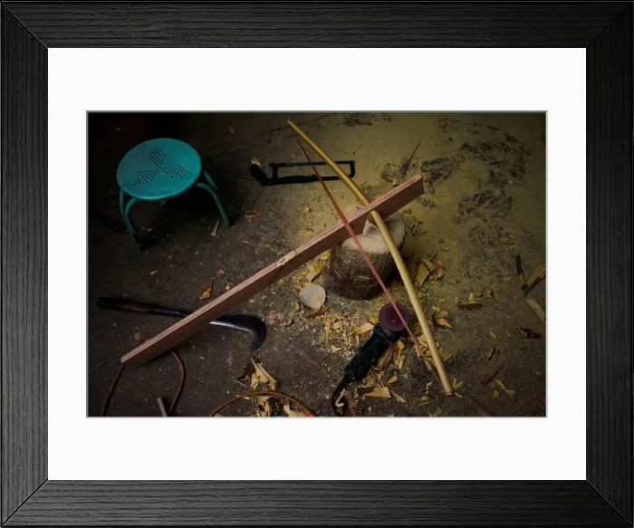 Framed Print : The Wider Image: Chinas Lisu aim to save crossbow culture