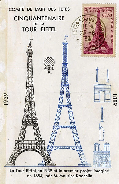 50th Anniversary celebration of the Eiffel Tower, Paris