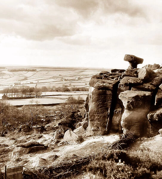 Brimham Rocks in the 1930s