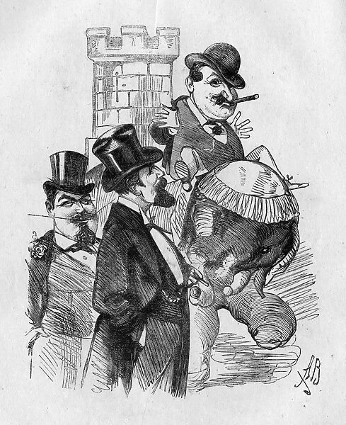 Cartoon, George Parkes, Elephant and Castle Theatre