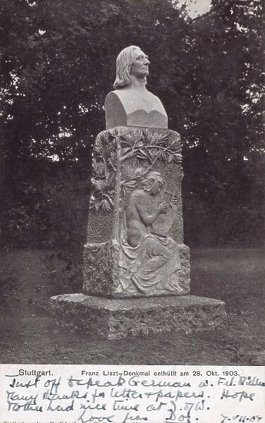 Franz Liszt - Stuttgart Statue
