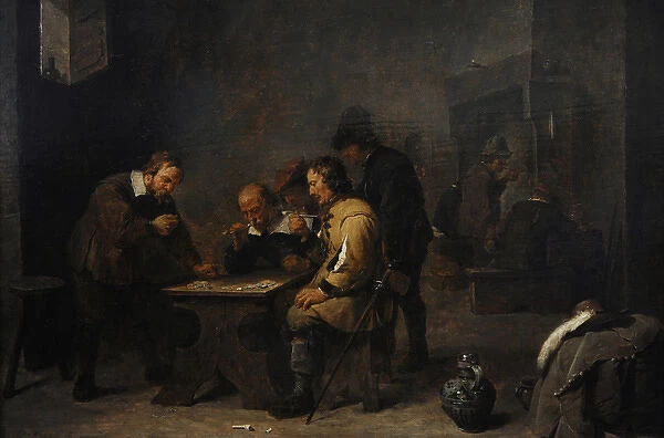 The Gamblers, c. 1640, by David Teniers the Younger (1610-16