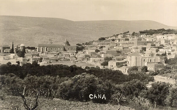 General view of Cana, Galilee, Northern Israel