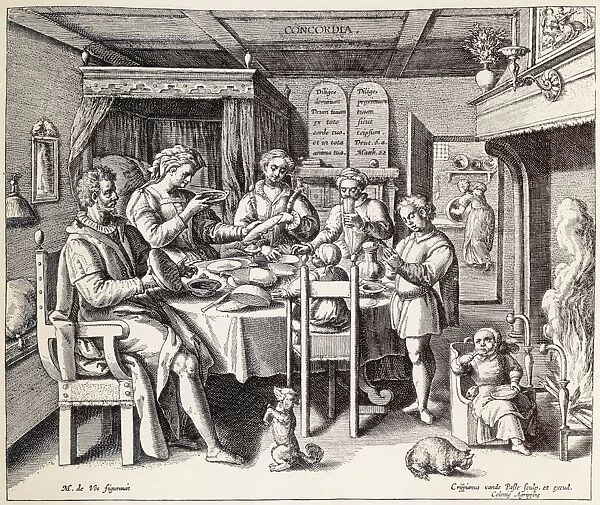 German Family at Table