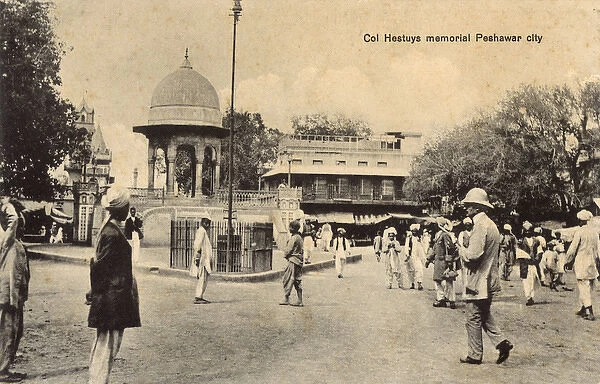 Hastings Memorial, Peshawar City, British India