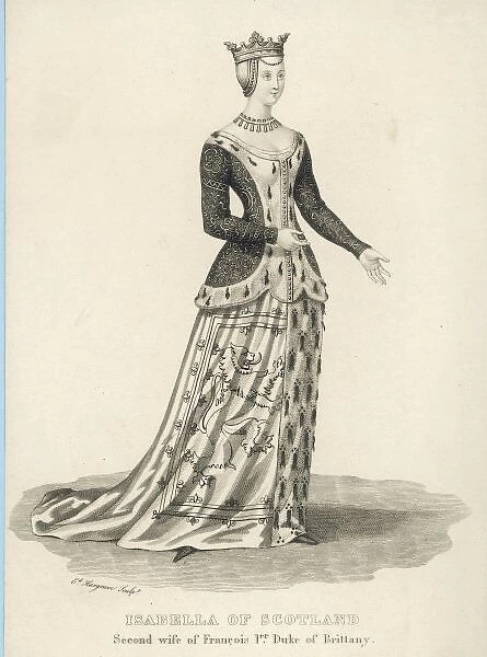 ISABELLA STEWART Duchess of Brittany. She was the daughter of James I of Scotland