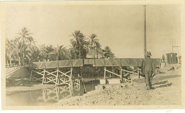 Jaypore Bridge, Ashar Creek, Basra, Iraq, WW1