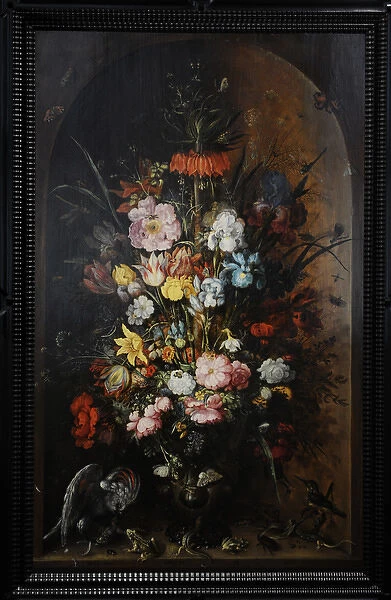 Large Flower Still Life with Crown Imperial, 1624, by Roelan