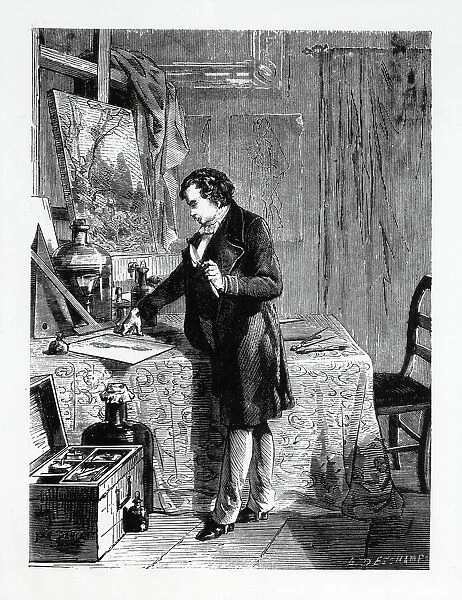 Louis Daguerre discovers use of silver iodide in photography