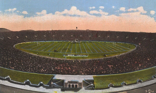 New Haven, Connecticut, USA - Football game at the Yale Bowl