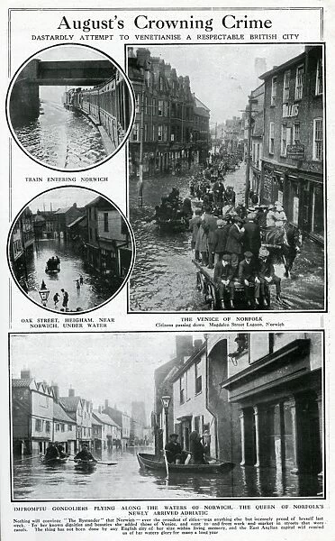Norwich flooded 1912