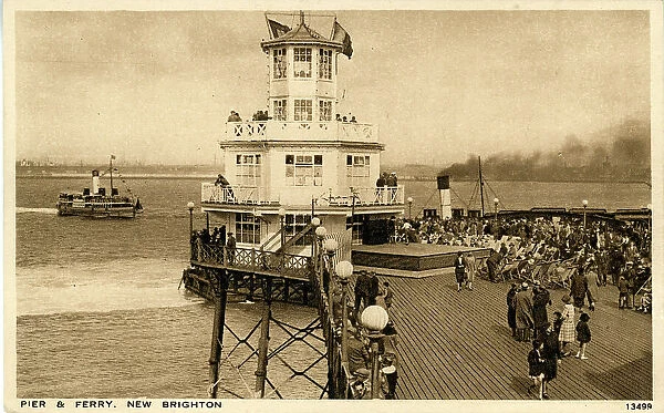 The Pier & Ferry, New Brighton, Wallasey, England