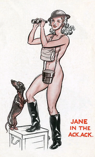 Pinup  /  Jane in Ack-Ack