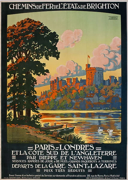 Poster, French railways