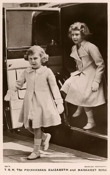Princess Margaret Rose and Princess Elizabeth