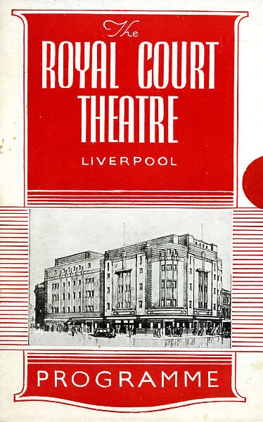 Programme cover, Royal Court Theatre, Liverpool