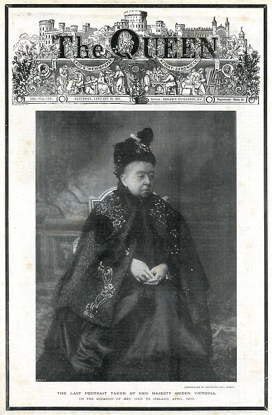 Publication on the death of Queen Victoria 1901