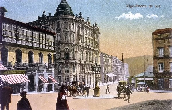 Puerta del Sol, Vigo, Galicia, Spain