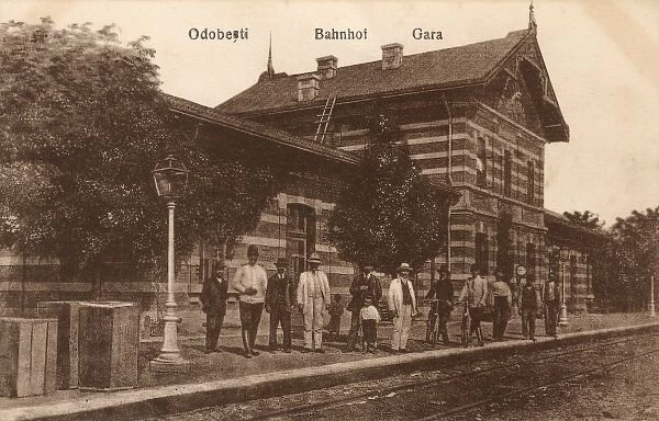 Railway Station at Odobesti