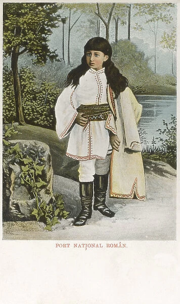Romanian Boy in traditional costume