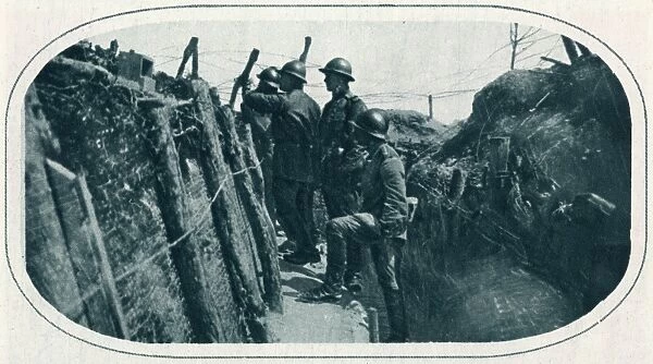 Russian trenches on the French Front 1916