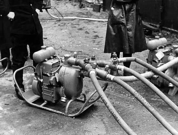 Scammell pump in Orange Street, London W1, WW2