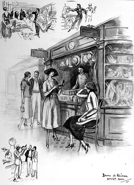 The Shop on board R. M. S. P. Avon, 1921