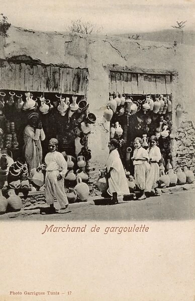 Shop selling jugs, Tunis, Tunisia, North Africa
