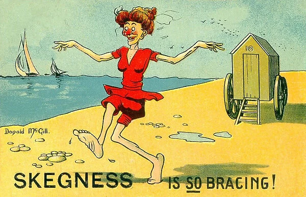 Skegness is SO bracing - McGill parody of Hassall poster