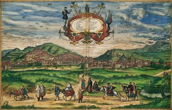 Spain. Granada. Civitates Orbis Terrarum. 16th century