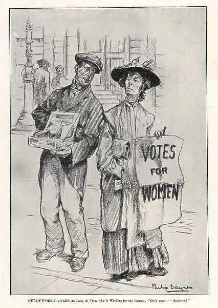 Suffragette Selling Votes for Women
