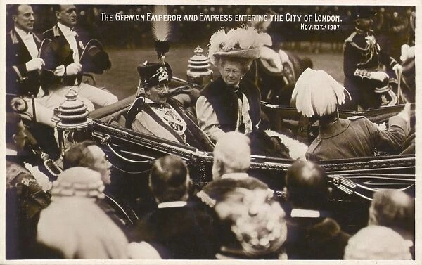 Wilhelm II and Empress Augusta Victoria visit London