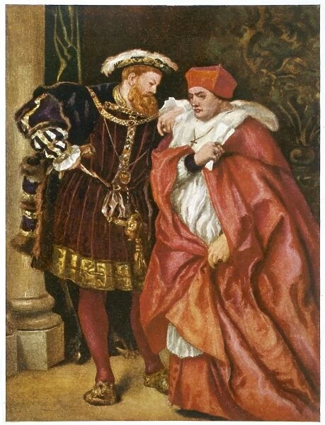 Wolsey with Henry VIII