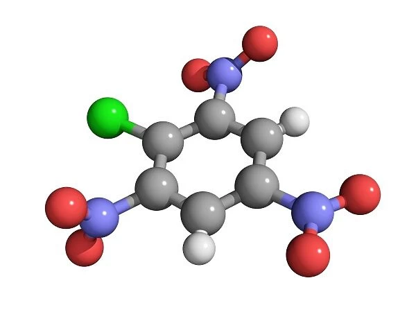 Picryl chloride explosive molecule