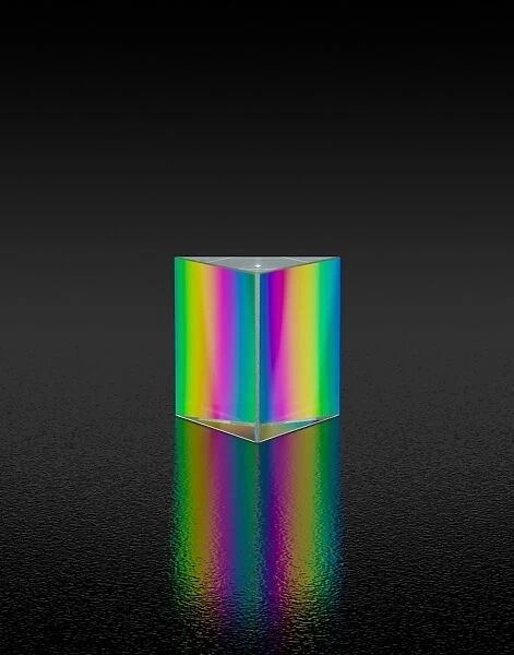 Prism refracting white light C018  /  8603