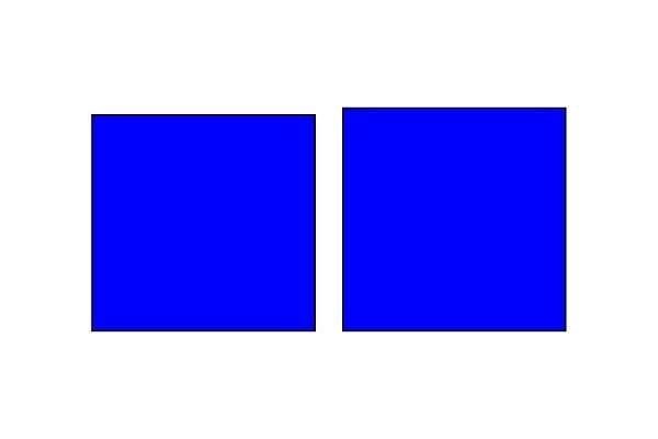 Square illusion - vertical lines appear longer