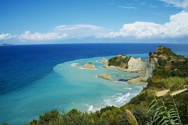 Drastis Cape near Sidari village. Corfu, Ionian Islands, Greek Islands, Greece, Europe