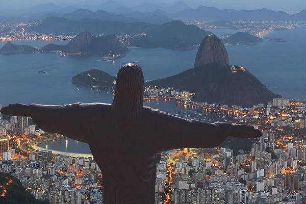 Statue of Christ the Redeemer, Corcovado, Rio de Janeiro, Brazil, South America