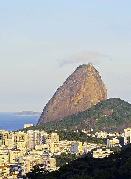 Brazil, City of Rio de Janeiro, Pereira da Silva, View over Laranjeiras towards the