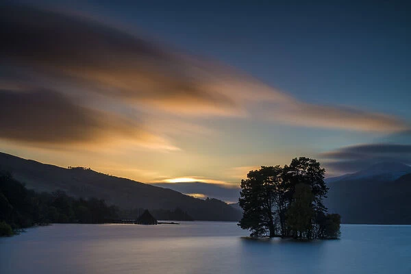 Sunset over Loch Tay, Perth & Kinross, Scotland
