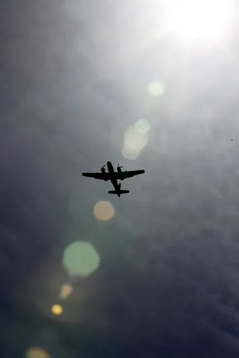 Framed Print : An air tanker flies over a wildfire near Conifer Framed Print : An air tanker flies over a wildfire near Conifer