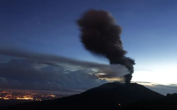 Framed Print : Ash rises over Turrialba volcano, as seen from San Gerardo de Irazu near Turrialba Framed Print : Ash rises over Turrialba volcano, as seen from San Gerardo de Irazu near Turrialba