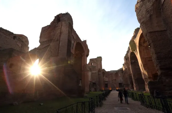 Framed Print : The Baths of Caracalla (Terme di Caracalla) an ancient Roman public baths complex Framed Print : The Baths of Caracalla (Terme di Caracalla) an ancient Roman public baths complex