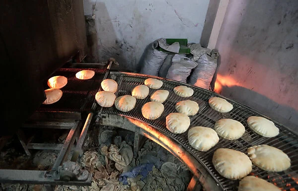 Bread is baked before the time for iftar, or breaking fast